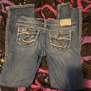 Silver lowrise Jeans